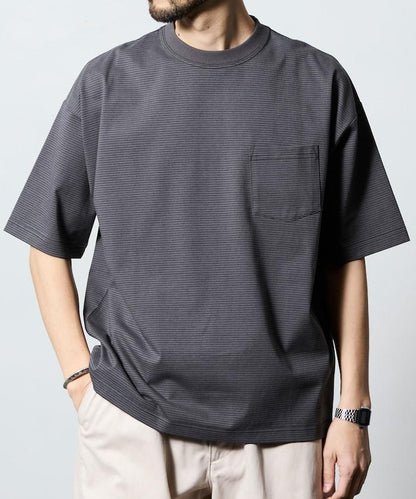 STORATECH 寬鬆廓形 圓領 抗菌防臭制菌UV防曬接觸涼感吸水速幹 T恤