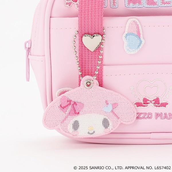 マイメロディ・シナモロール 校園書包風收納包