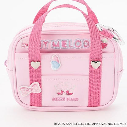 マイメロディ・シナモロール 校園書包風收納包