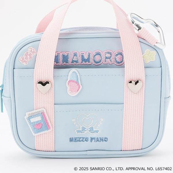 マイメロディ・シナモロール 校園書包風收納包