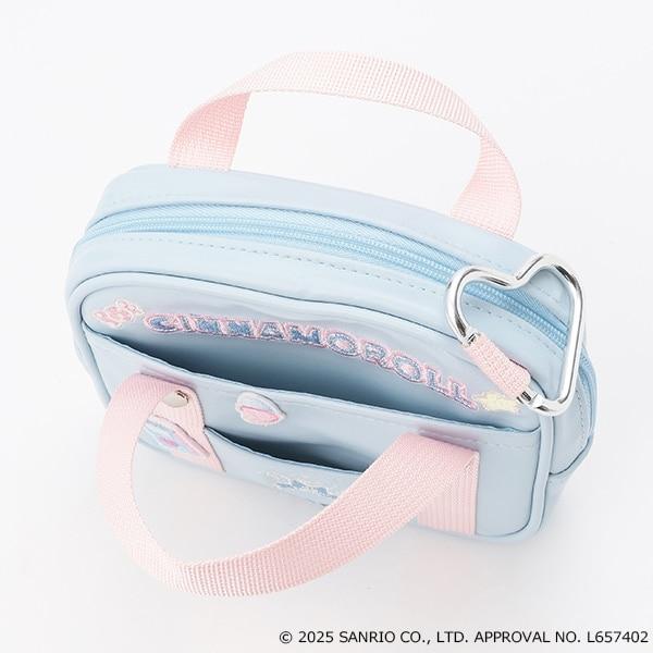 マイメロディ・シナモロール 校園書包風收納包