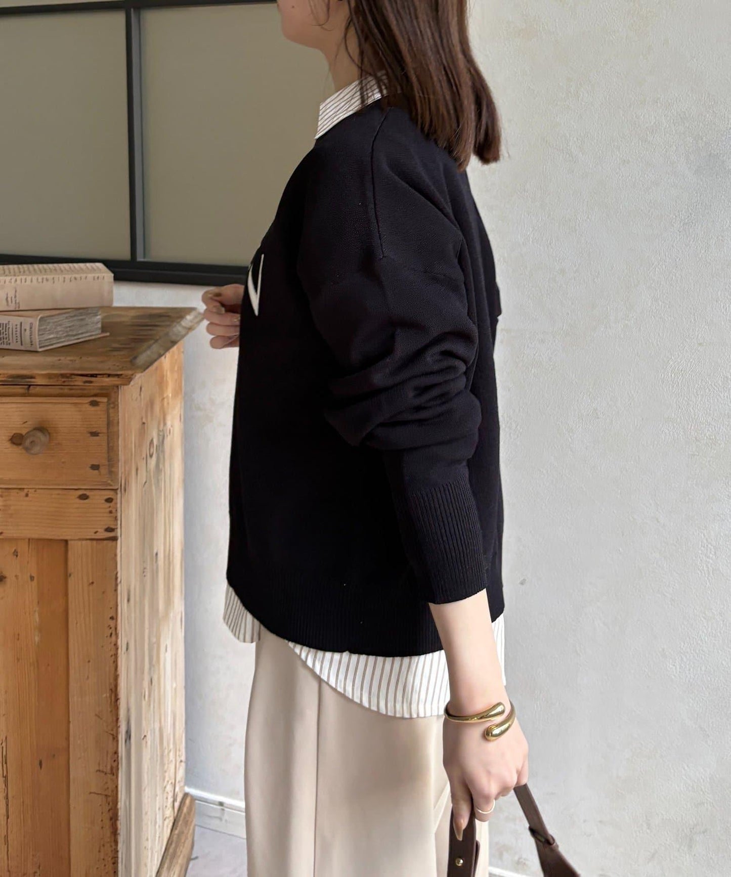 ROUEN 標誌設計 針織套頭衫