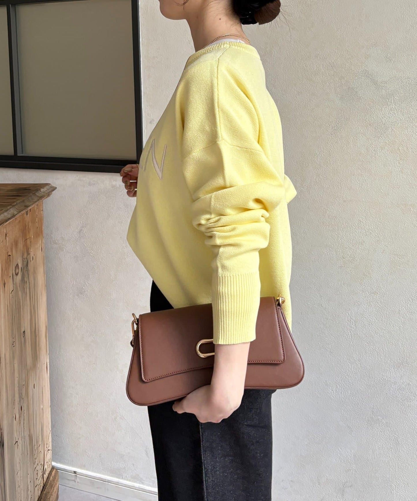 ROUEN 標誌設計 針織套頭衫