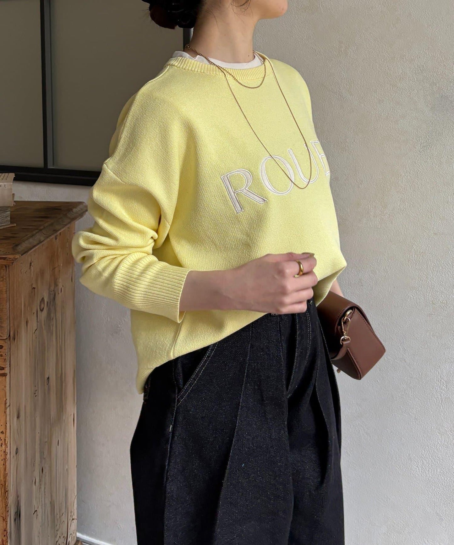 ROUEN 標誌設計 針織套頭衫