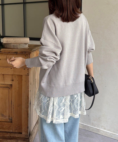 ROUEN 標誌設計 針織套頭衫