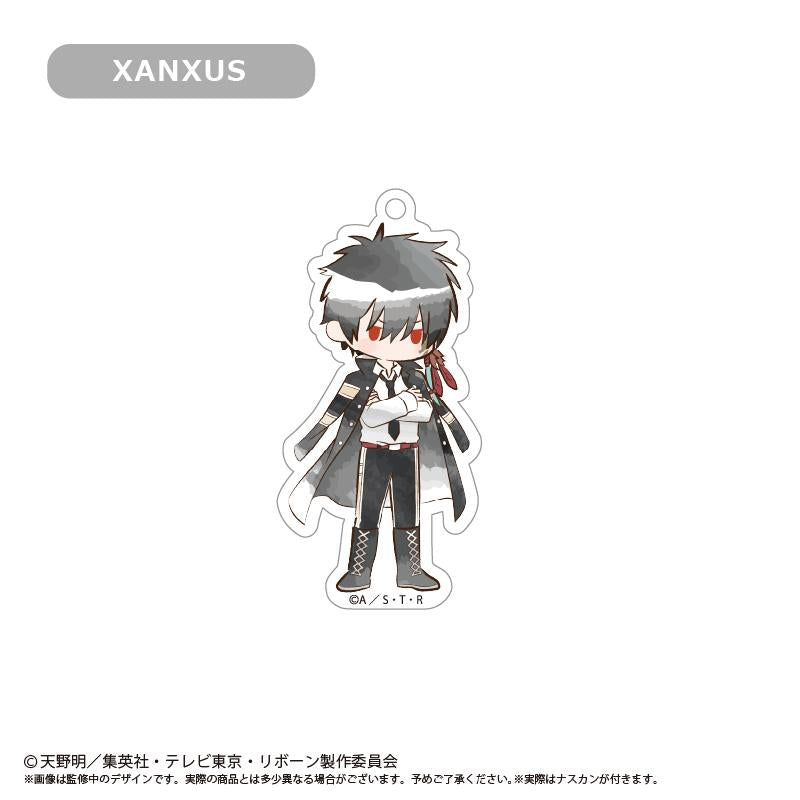 《家庭教師HITMAN REBORN!》（家庭教師HITMAN REBORN!） 復古系列 第二彈 亞克力鑰匙扣 全套BOX（5個入）