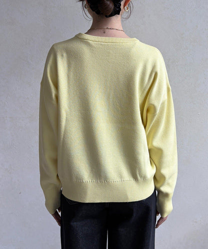 ROUEN 標誌設計 針織套頭衫