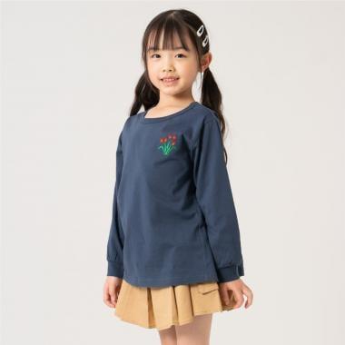 365D A字版型 單點刺繡 長袖T恤