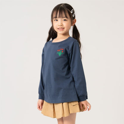 365D A字版型 單點刺繡 長袖T恤