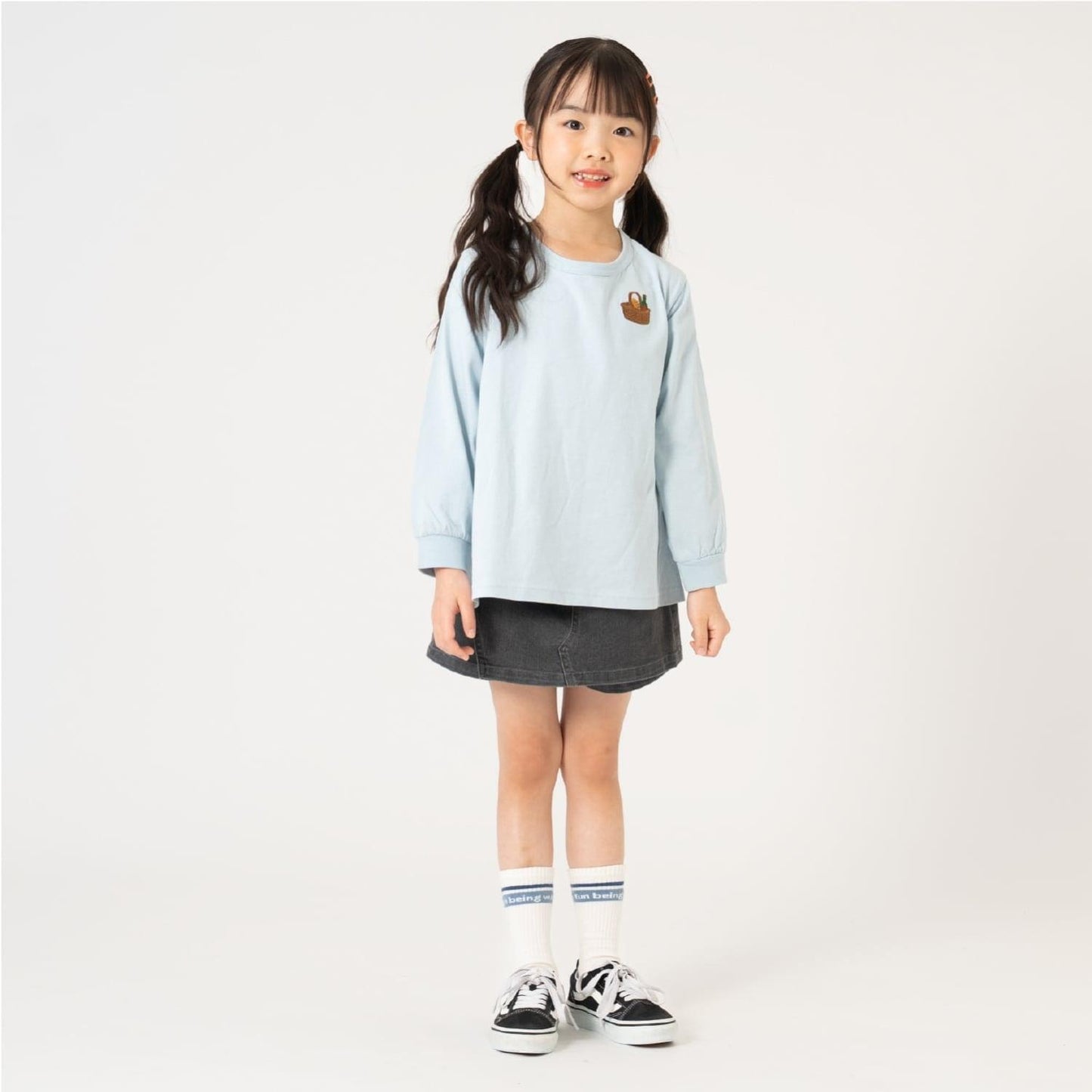 365D A字版型 單點刺繡 長袖T恤