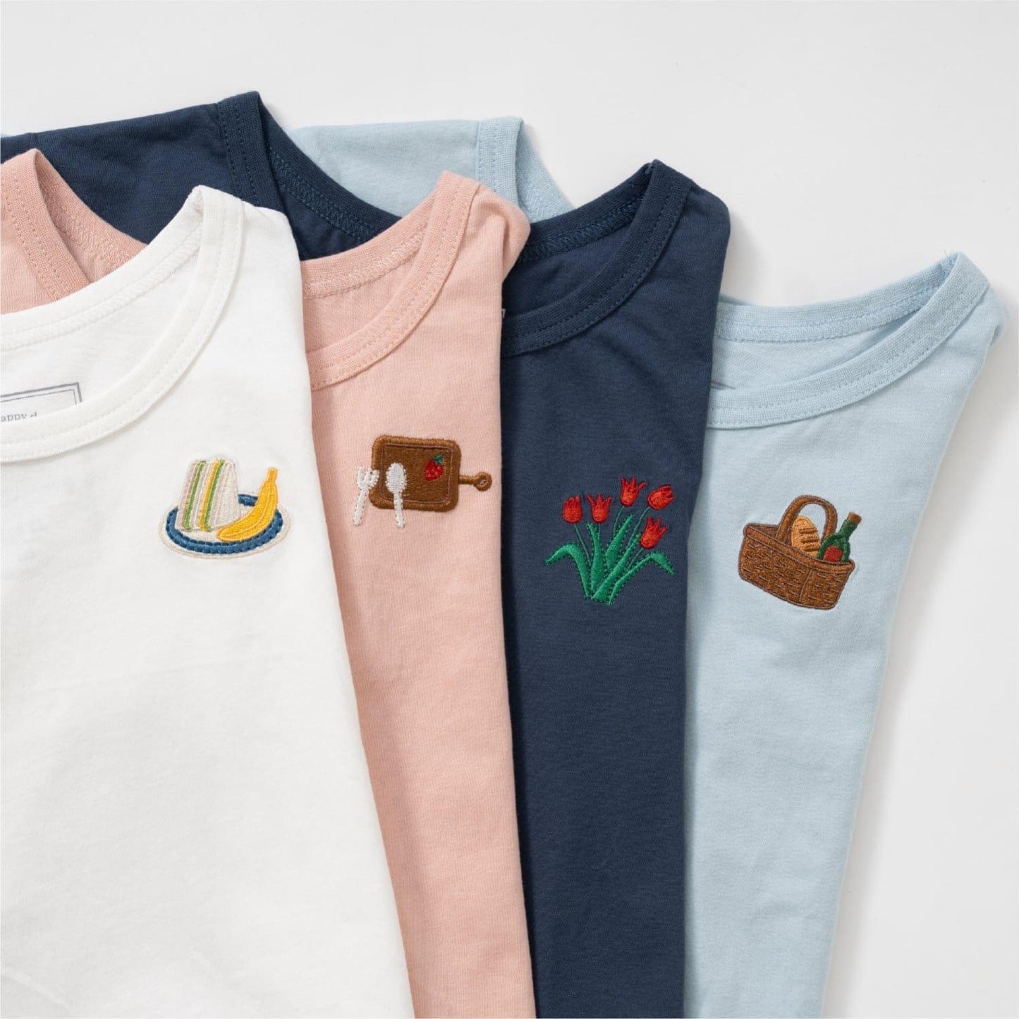 365D A字版型 單點刺繡 長袖T恤