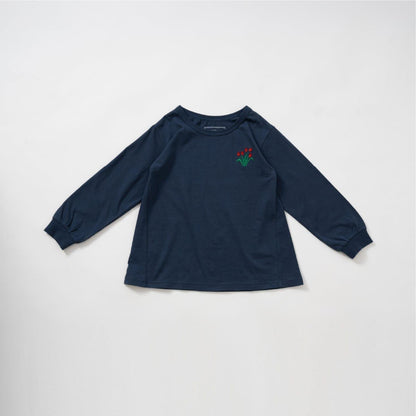 365D A字版型 單點刺繡 長袖T恤