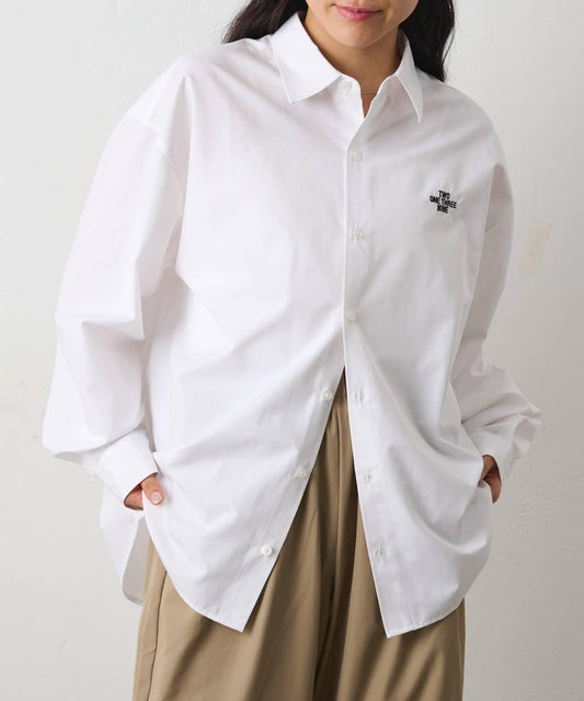 TWOONETHREENINE 刺繡 長袖襯衫