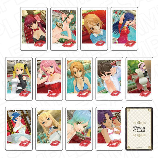 ドリームクラブ（夢幻俱樂部） 帶唇印拍立得風卡片 隨機款