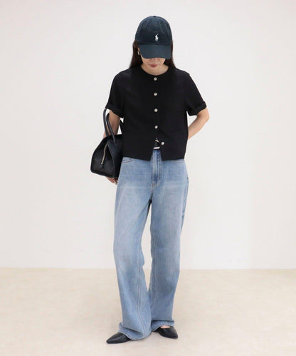 @sora_522m企畫 無領五分袖夾克