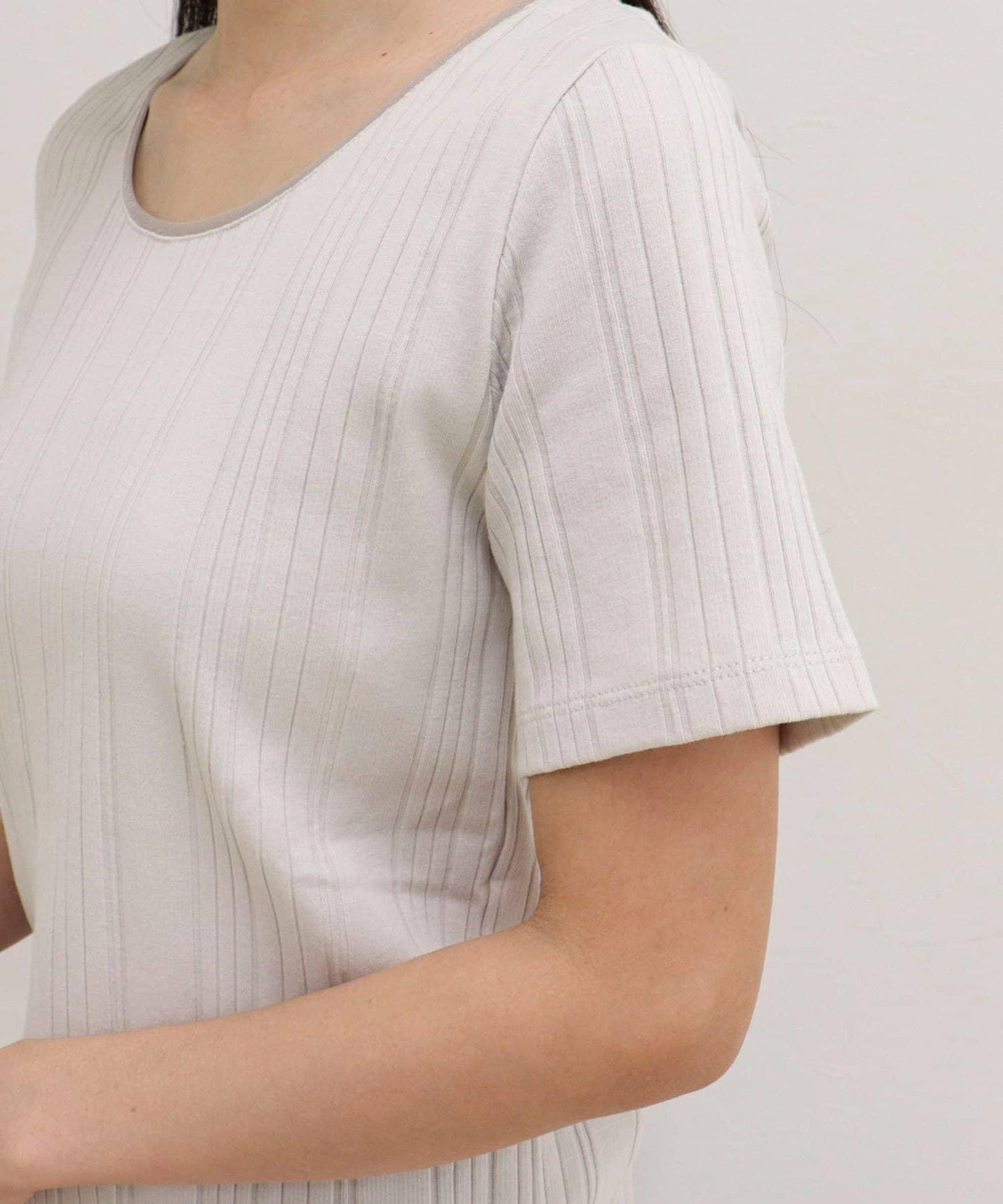 隨機羅紋 五分袖 T恤