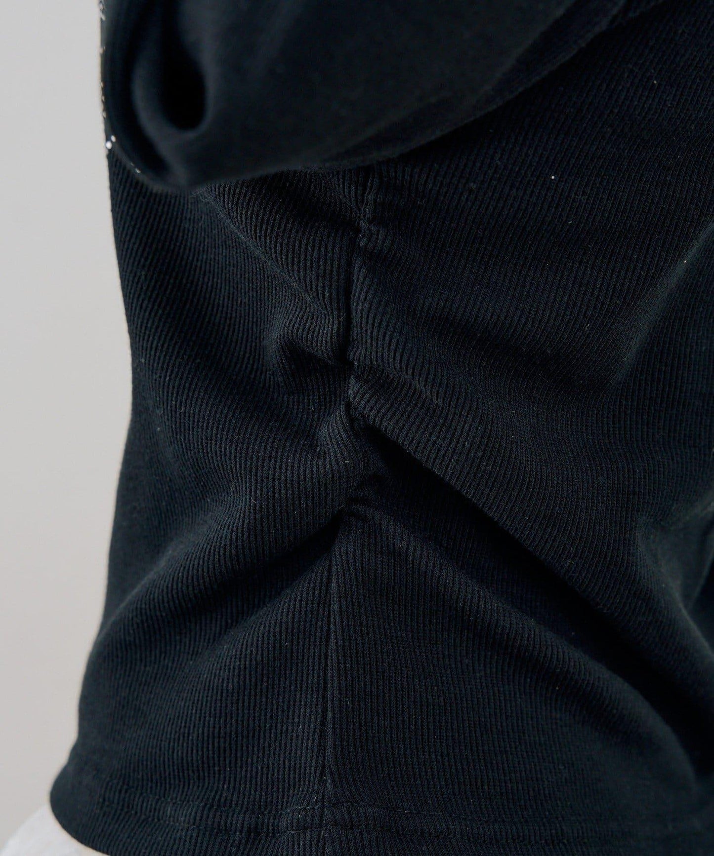 閃亮Logo 下襬蕾絲 羅紋 上衣