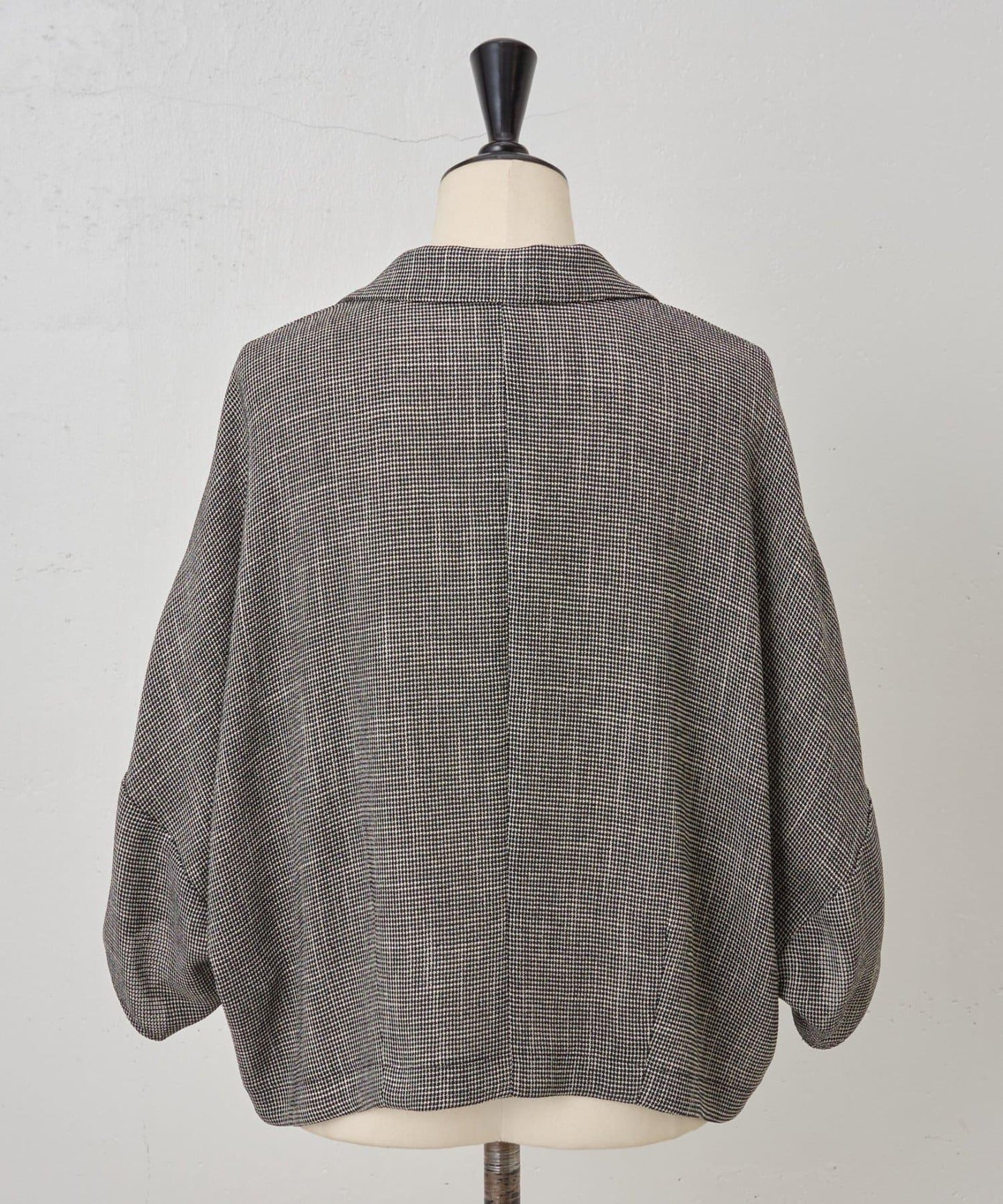 半袖粗花呢夾克