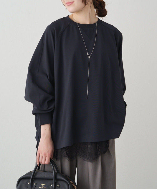 雙面天竺寬鬆針織上衣