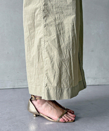 可定型領長款襯衫式連衣裙