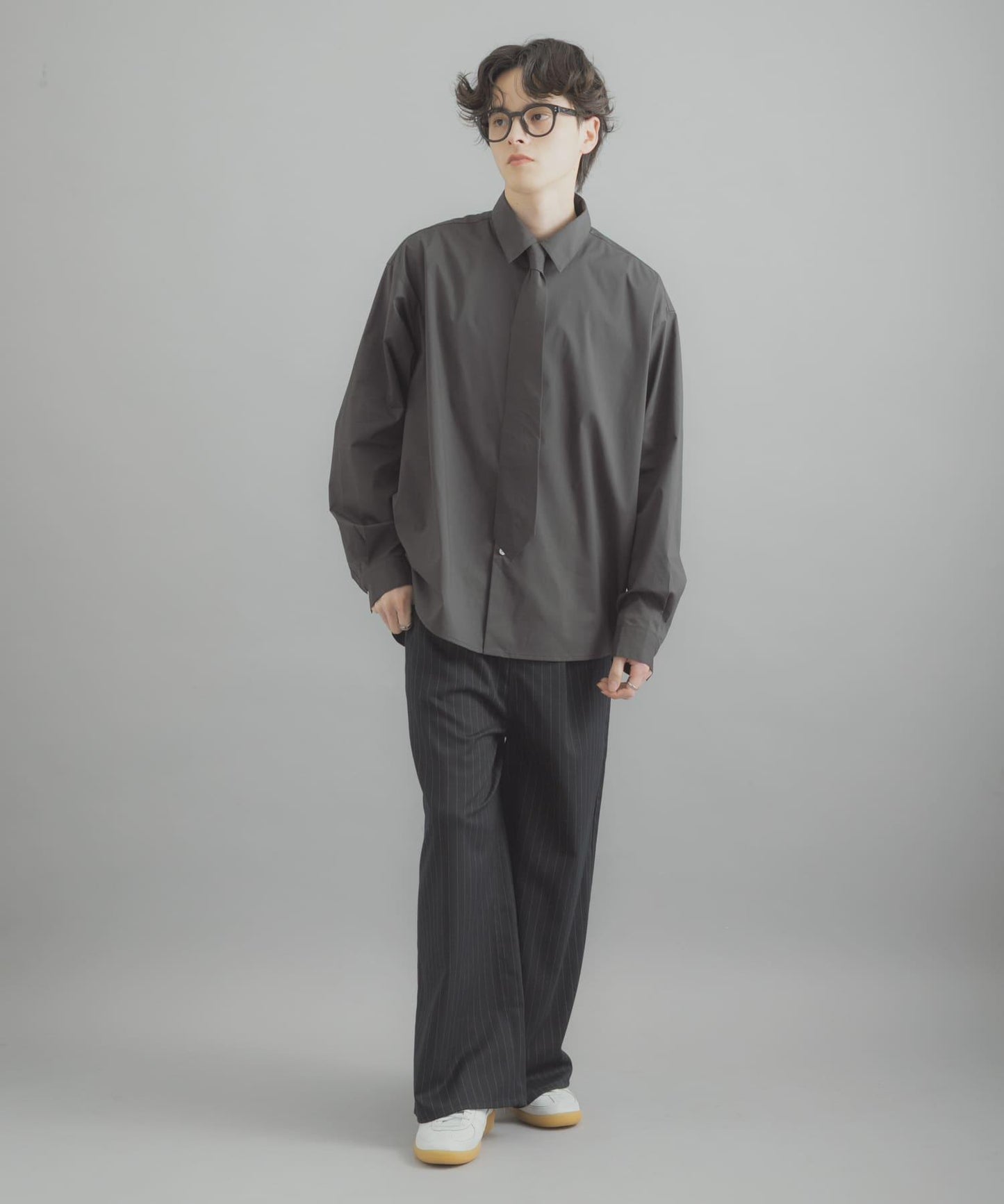 標準領口 領帶設計 襯衫