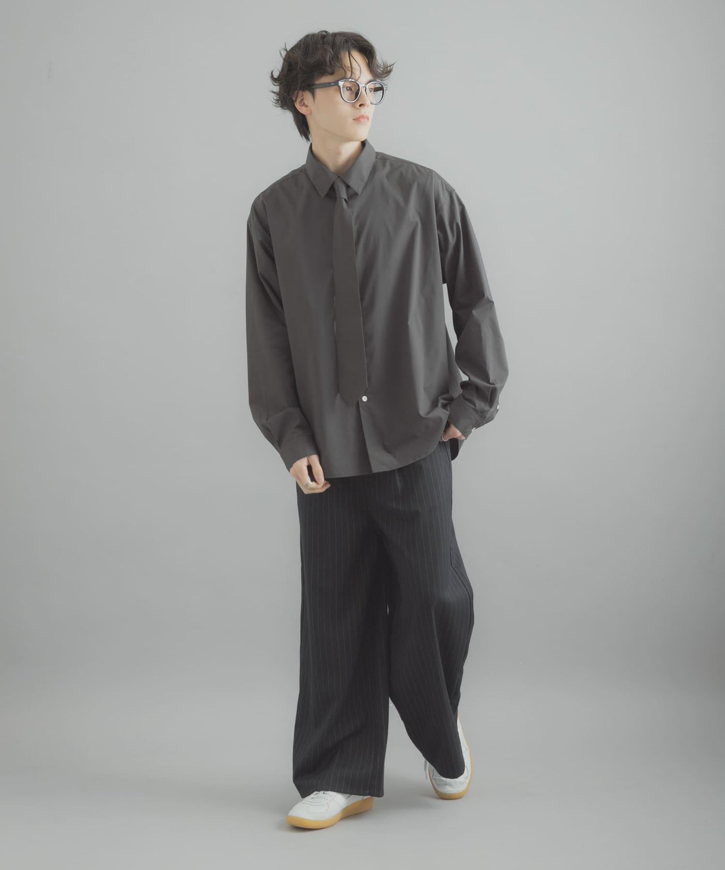 標準領口 領帶設計 襯衫