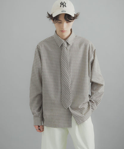 標準領口 領帶設計 襯衫