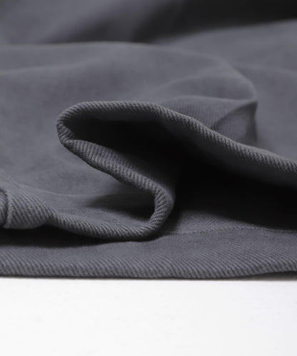 斜紋雙寬闊腿褲