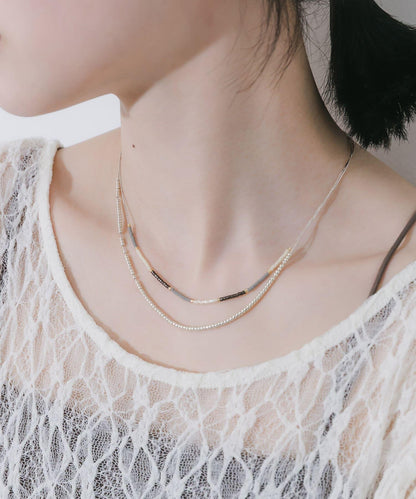 混合珠飾疊搭項鍊