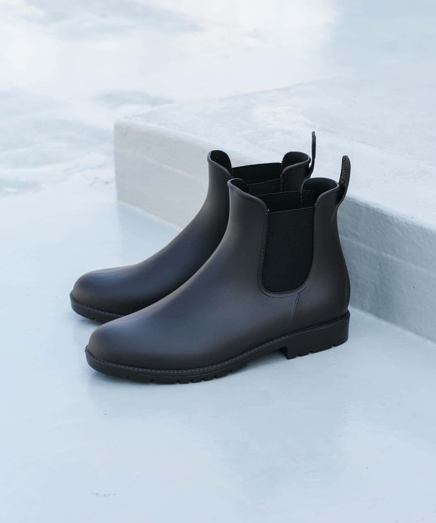 Wpc. 側彈力設計 防水雨靴