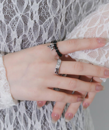 珠飾雙件組合戒指