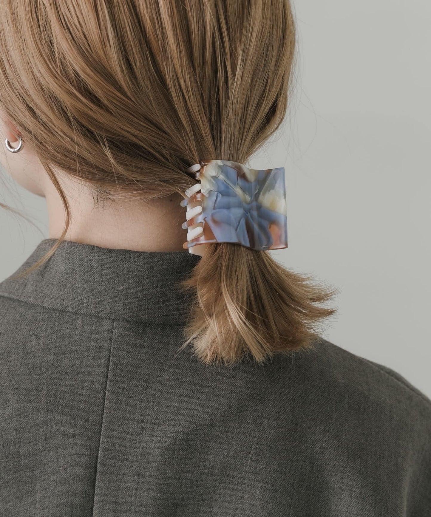 大理石紋方形發抓夾