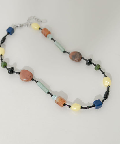 不鏽鋼多珠設計項鍊