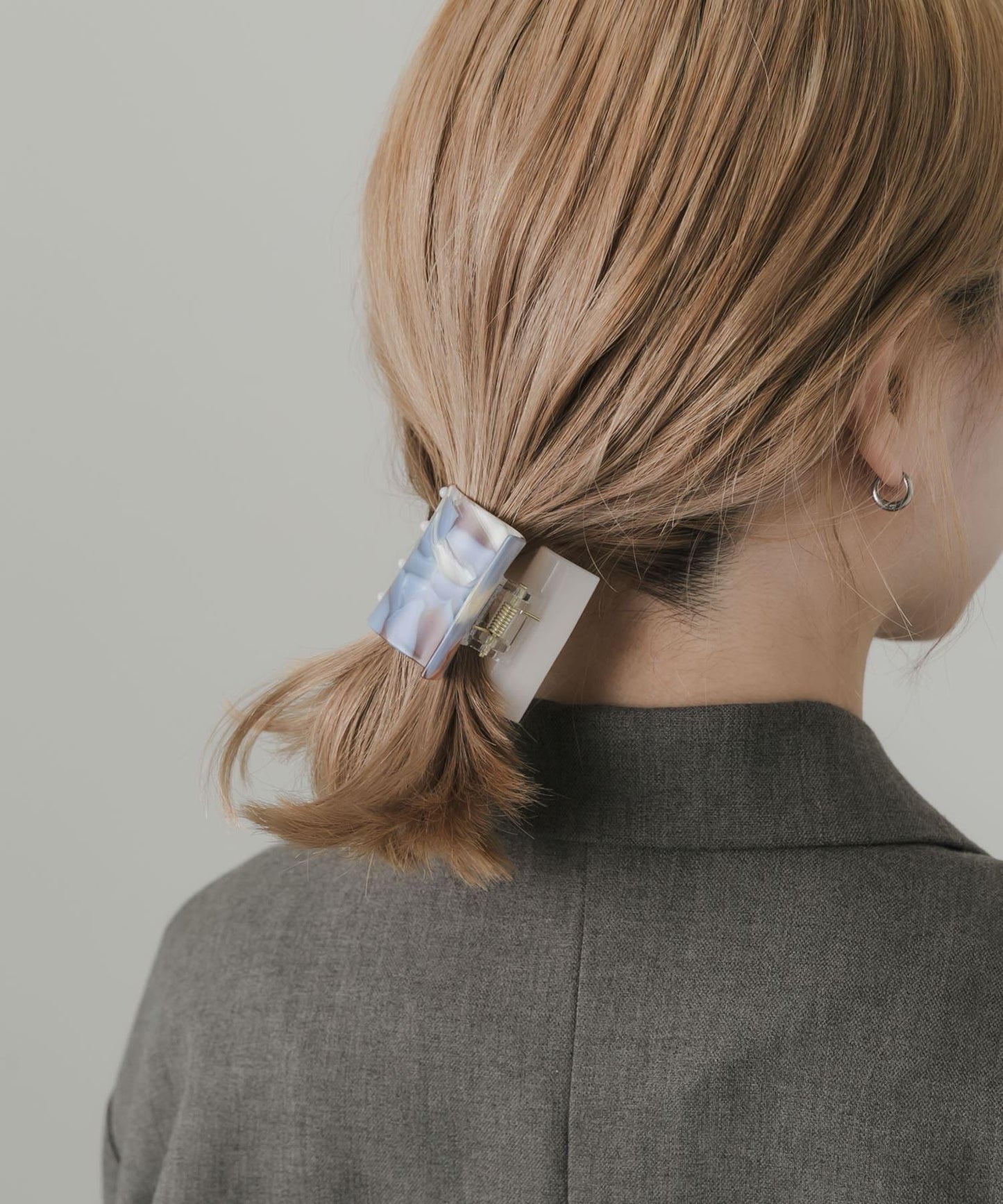 大理石紋方形發抓夾