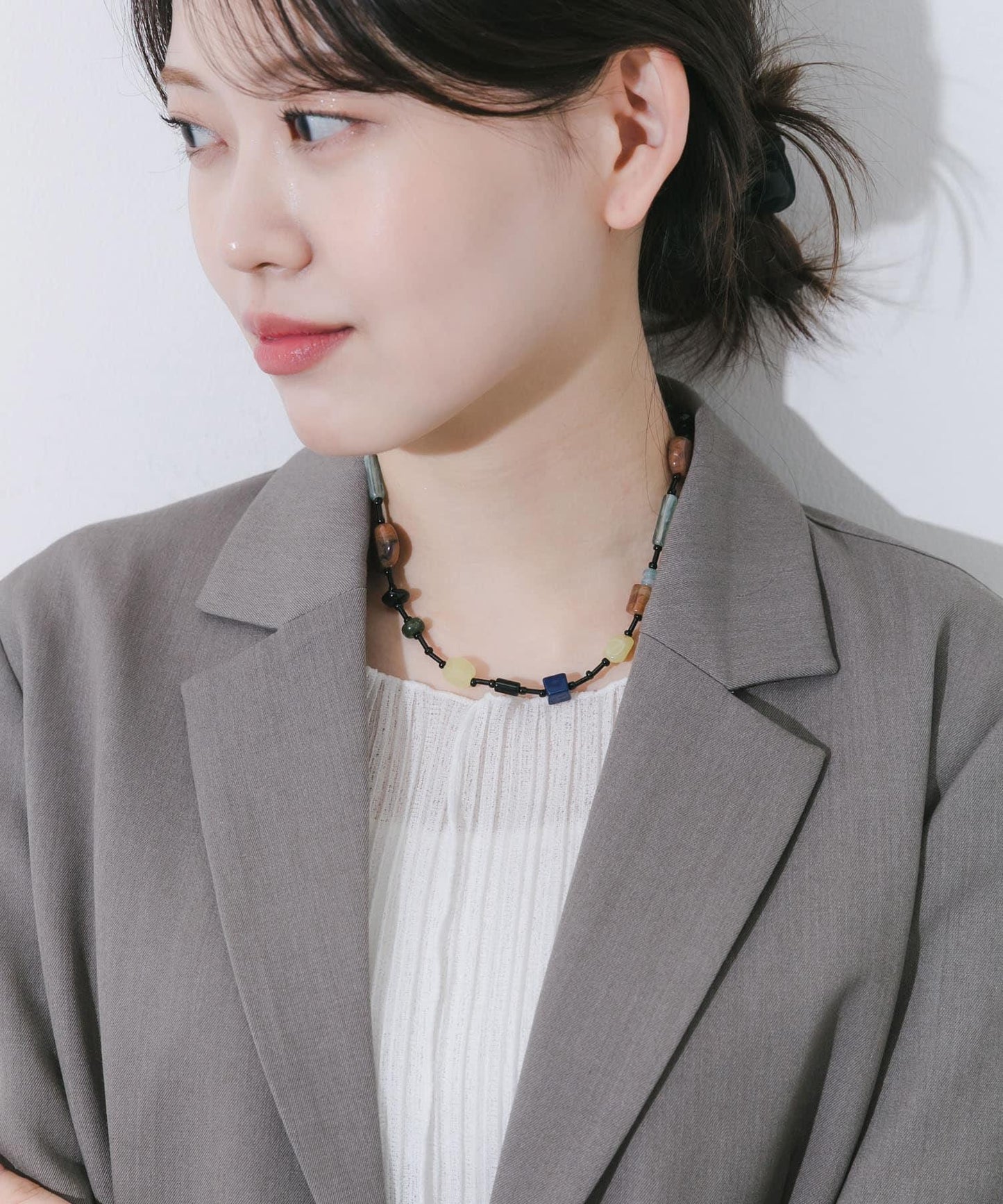 不鏽鋼多珠設計項鍊