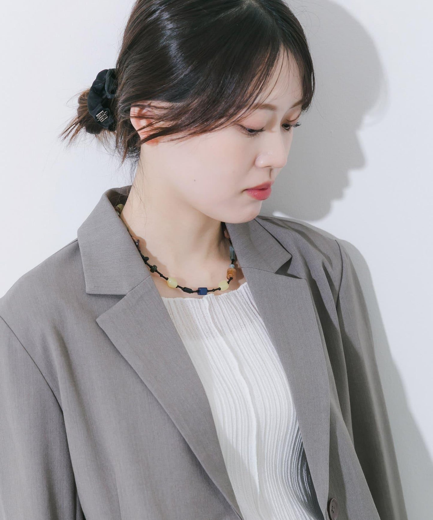 不鏽鋼多珠設計項鍊