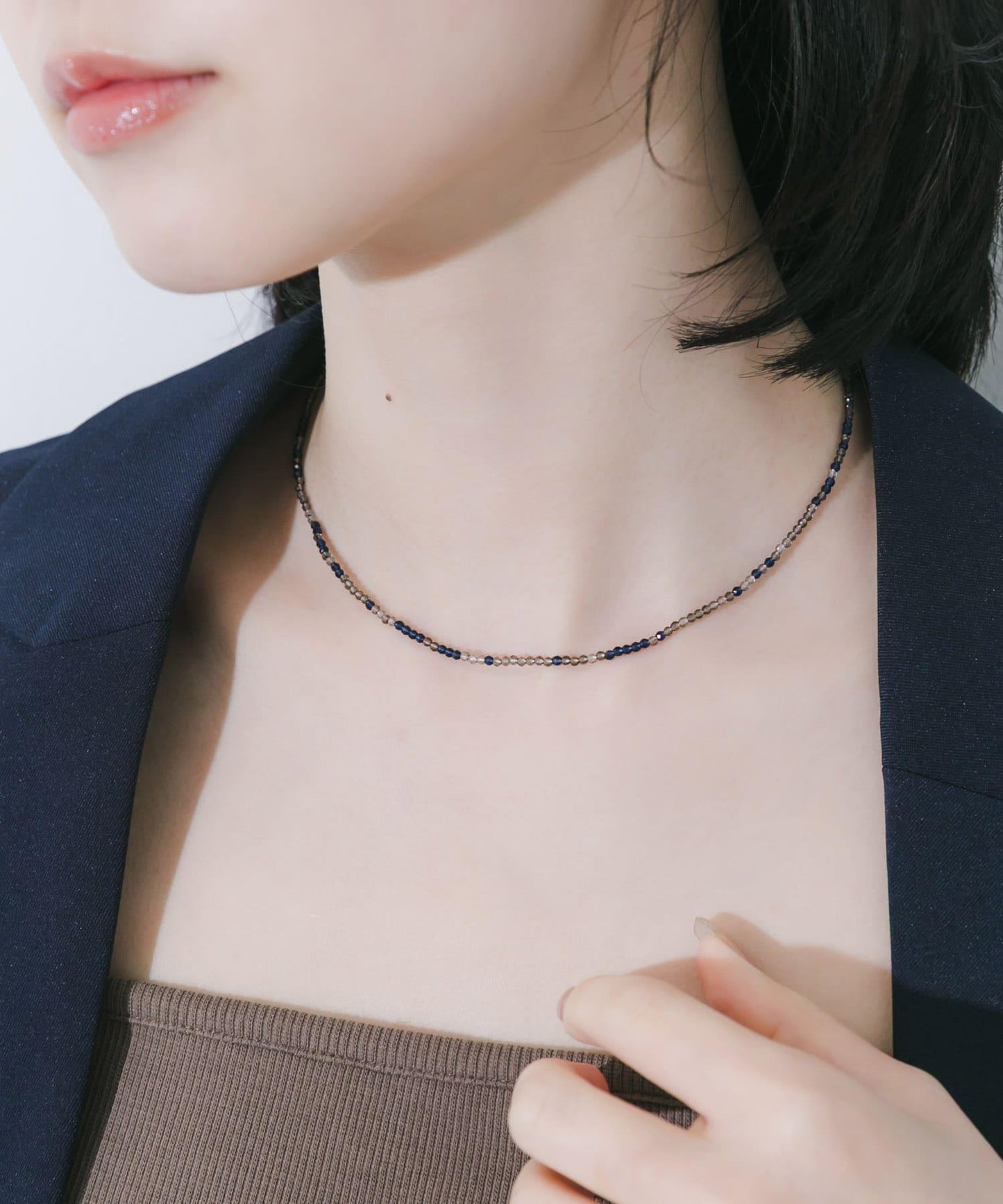 不鏽鋼隨機配色彩色珠串項鍊