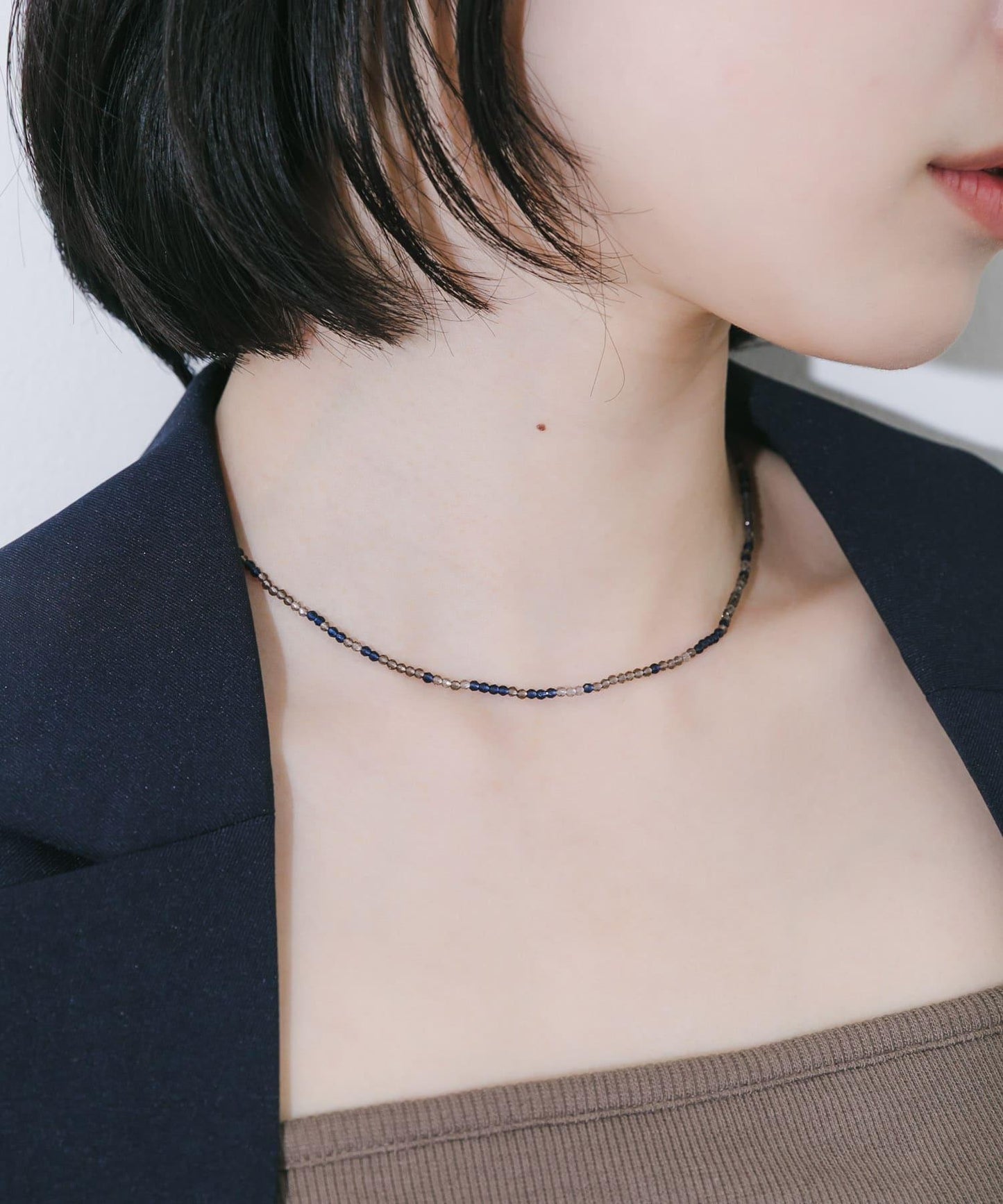 不鏽鋼隨機配色彩色珠串項鍊