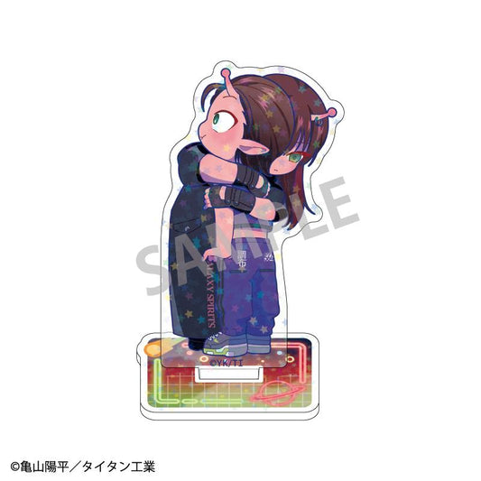 銀河特急 ミルキー☆サブウェイ 新繪製系列 第二彈 アカネ＆カナタ 全息迷你亞克力立牌