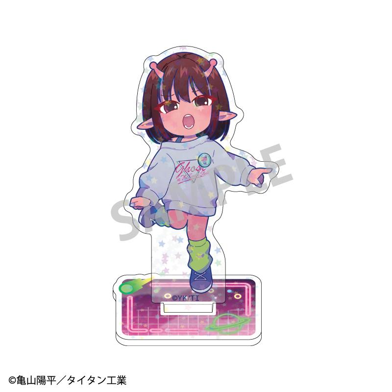 銀河特急 ミルキー☆サブウェイ 系列名無（未提供對應中文系列名） 第二彈 チハル 迷你鐳射亞克力立牌（描き起こし款）