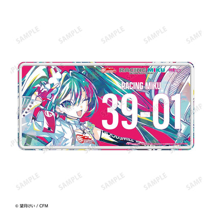 《初音未來》 GTプロジェクト（初音未來GT項目） Ani‑Art系列 2025Ver. レーシングミク 車牌風鋁製掛牌