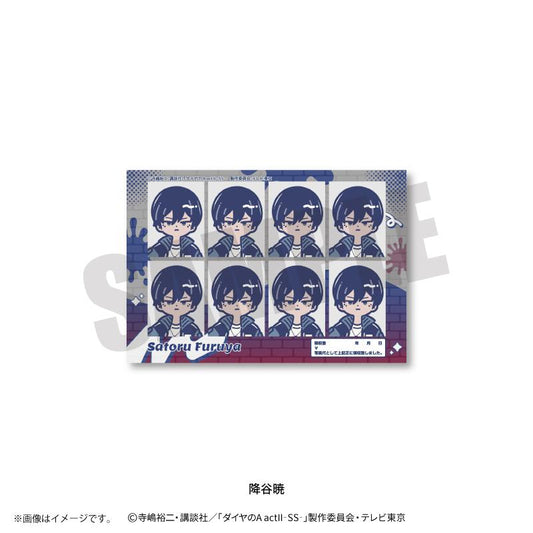 ダイヤのA actII-SS-（鑽石王牌） 復古流行系列 第3彈 降谷暁 證件照風貼紙