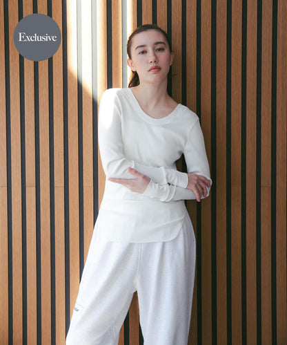 聯名 HAKUJI×URBAN RESEARCH ORGANIC COTTON LONG-SLEEVE PULLOVER 套頭上衣