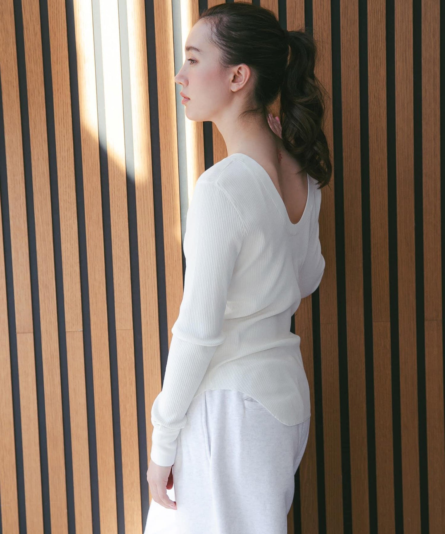 聯名 HAKUJI×URBAN RESEARCH ORGANIC COTTON LONG-SLEEVE PULLOVER 套頭上衣