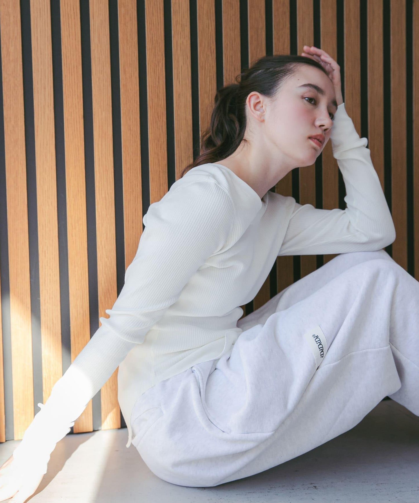 聯名 HAKUJI×URBAN RESEARCH ORGANIC COTTON LONG-SLEEVE PULLOVER 套頭上衣