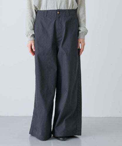 MEYAME SIDE LINE 側邊條紋 闊腿 褲子