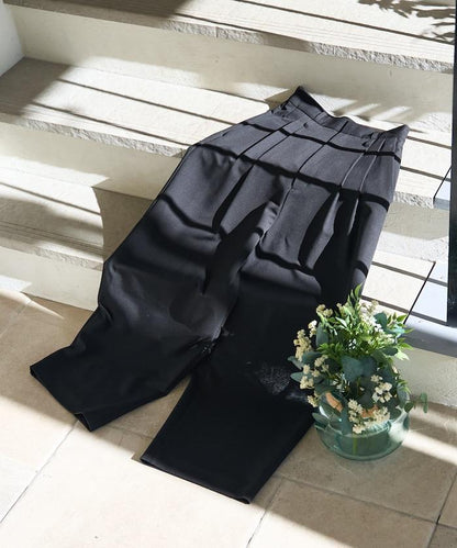 雙環腰頭 褶襉 氣球廓形 褲子（可成套搭配）