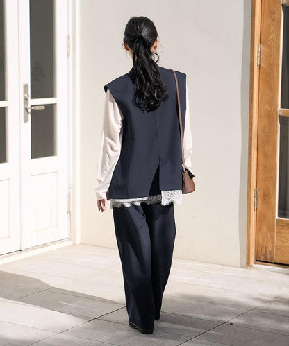 雙環腰頭 褶襉 氣球廓形 褲子（可成套搭配）