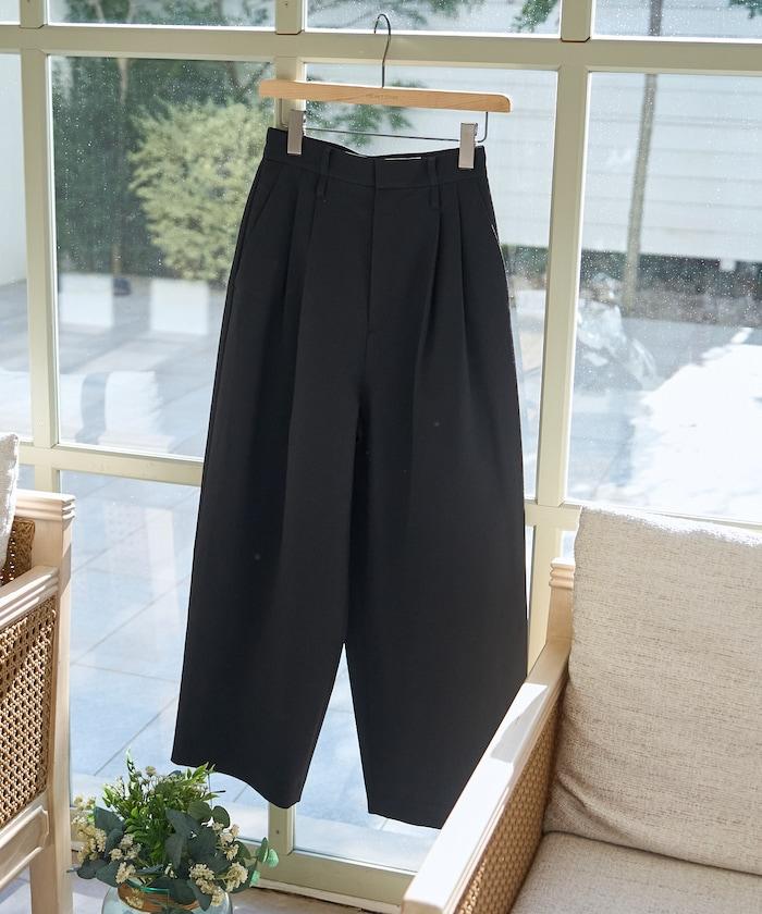 雙環腰頭 褶襉 氣球廓形 褲子（可成套搭配）