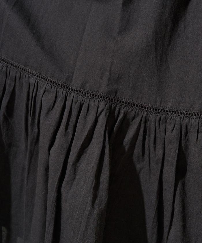 印度風分層拼接半身裙